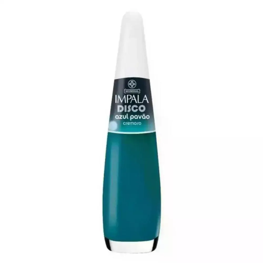 ESMALTE CREMOSO AZUL PAVãO IMPALA MUNDIAL 7,5ML