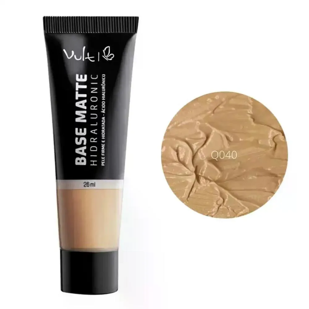 BASE LíQUIDA MATTE HIDRALURONIC VULT 26ML