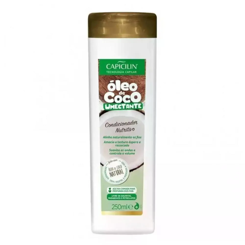 CONDICIONADOR NUTRITIVO ÓLEO DE COCO UMECTANTE CAPICILIN 250ML
