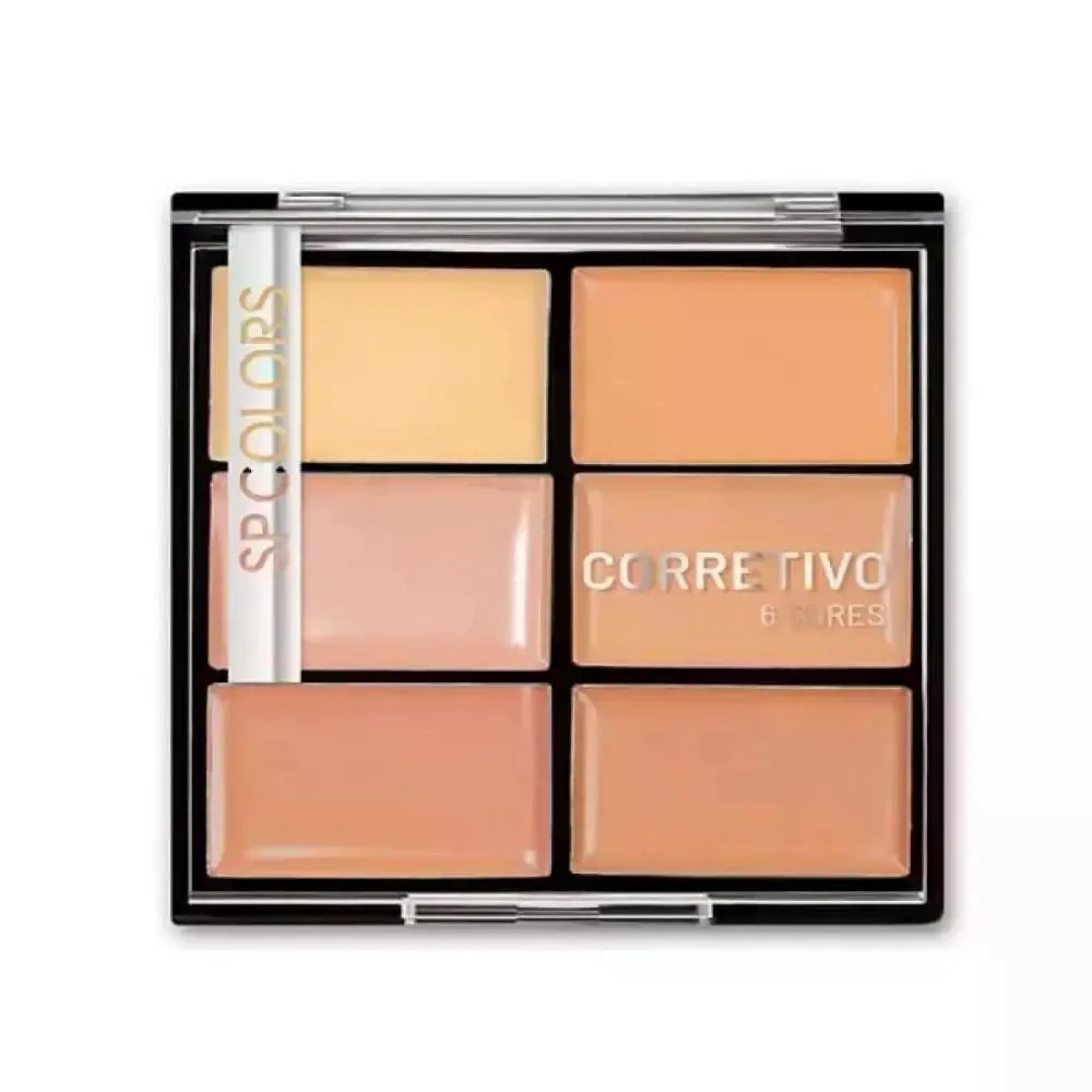 PALETA DE CORRETIVO 6 CORES SP COLORS