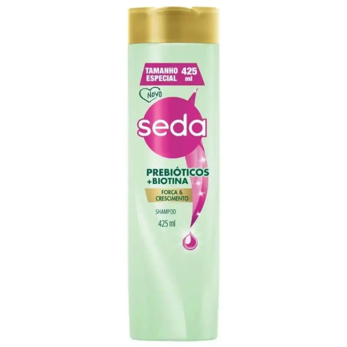 SHAMPOO FORçA E CRESCIMENTO SEDA PREBIóTICOS + BIOTINA 325ML