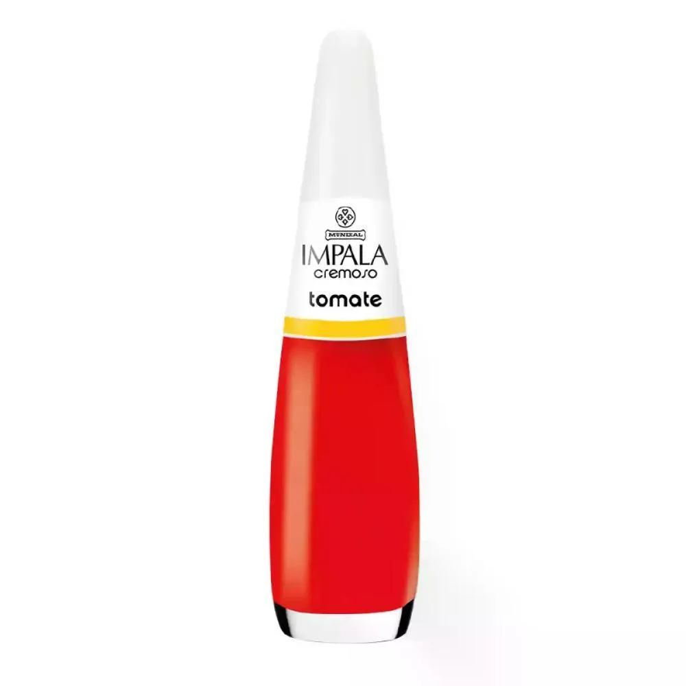 ESMALTE IMPALA CREMOSO TOMATE 7,5ML MUNDIAL