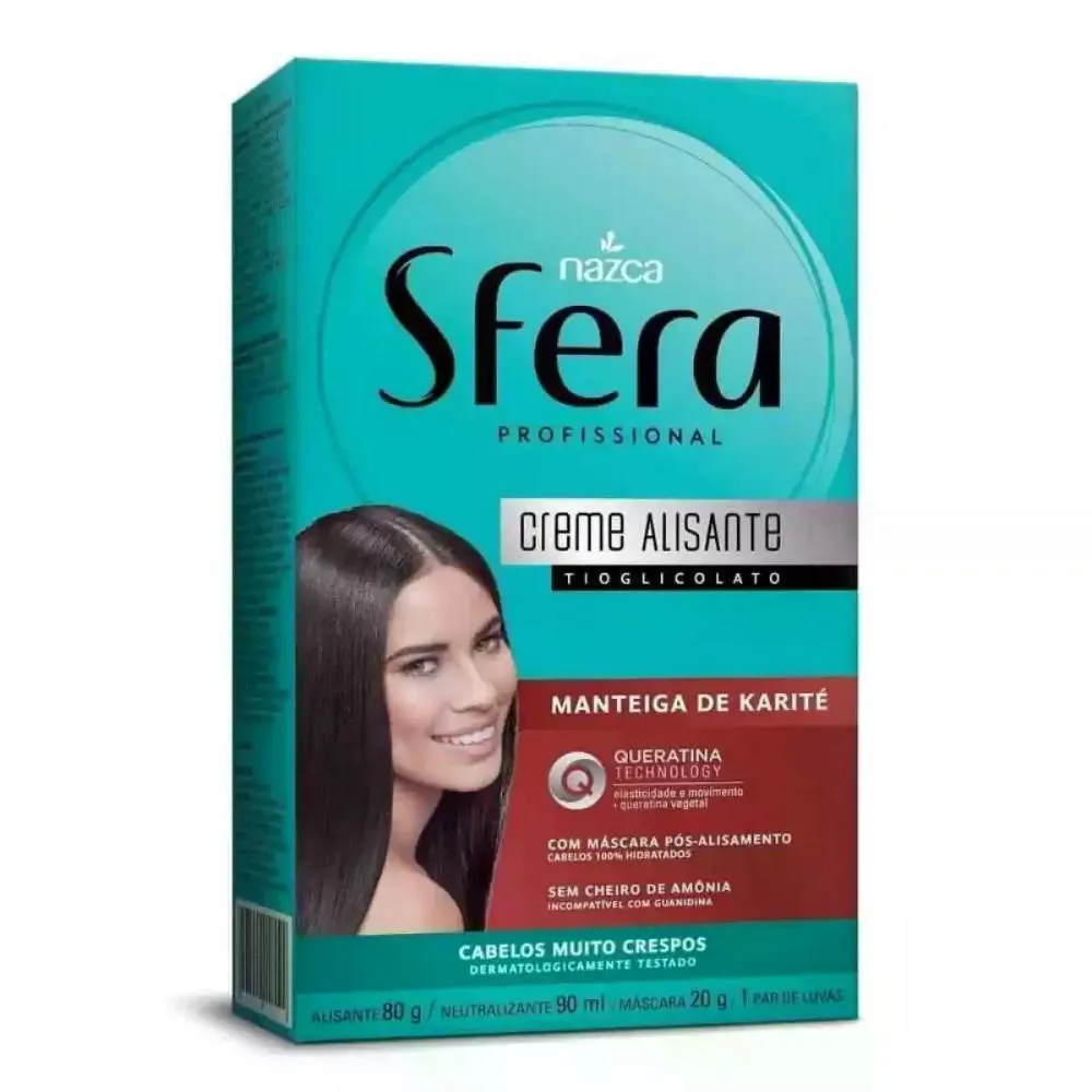 CREME ALISANTE SFERA KARITé QUERATINA NAZCA
