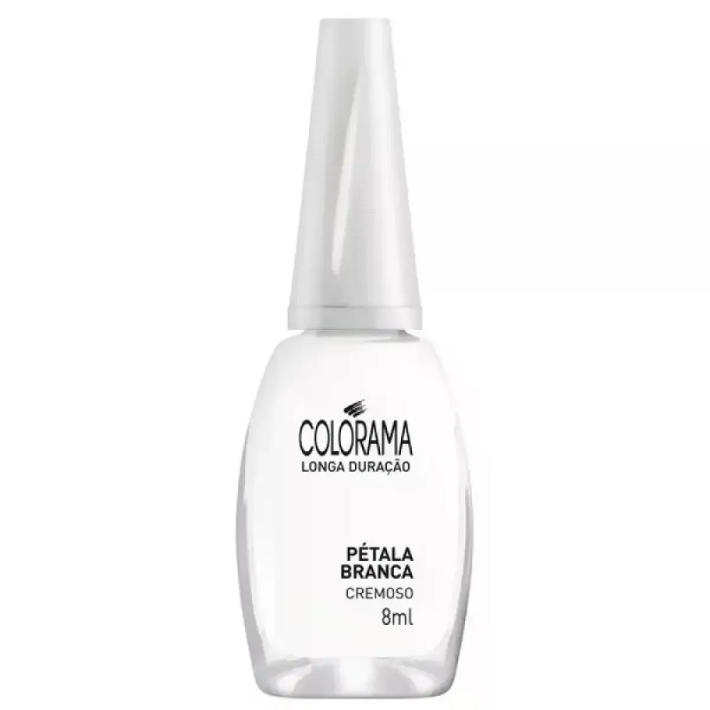 ESMALTE COLORAMA CREMOSO PETALA BRANCA 8ML