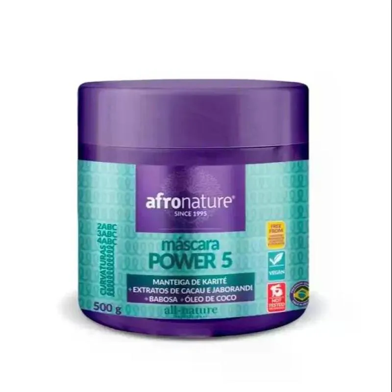 MáSCARA POWER 5 ALL NATURE 500G