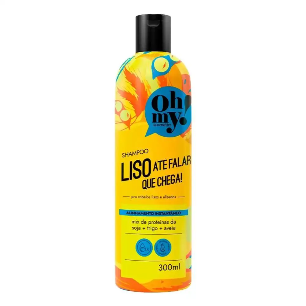 SHAMPOO LISO ATé FALAR QUE CHEGA OH MY 300ML
