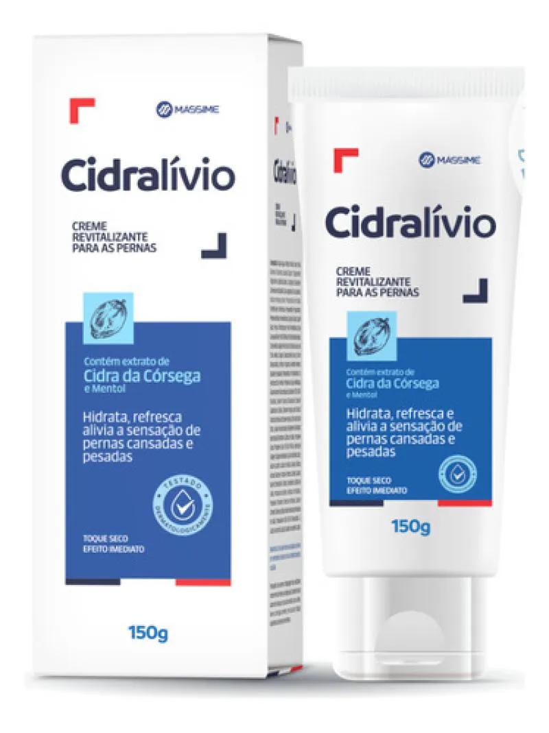 CIDRALíVIO CREME PARA PERNAS HIDRATRANTE REVITALIZANTE 150ML