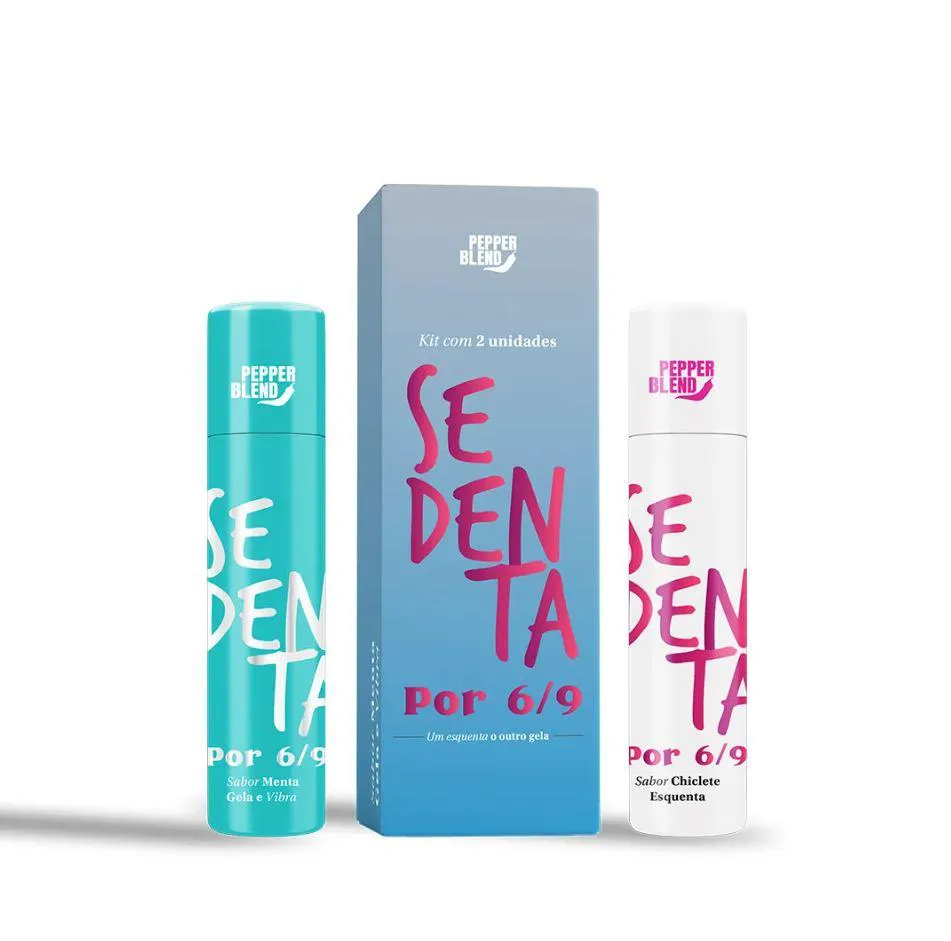 GEL COMESTíVEL SEDENTA POR 6/9 (KIT COM 2UNI) - PEPPER BLEND