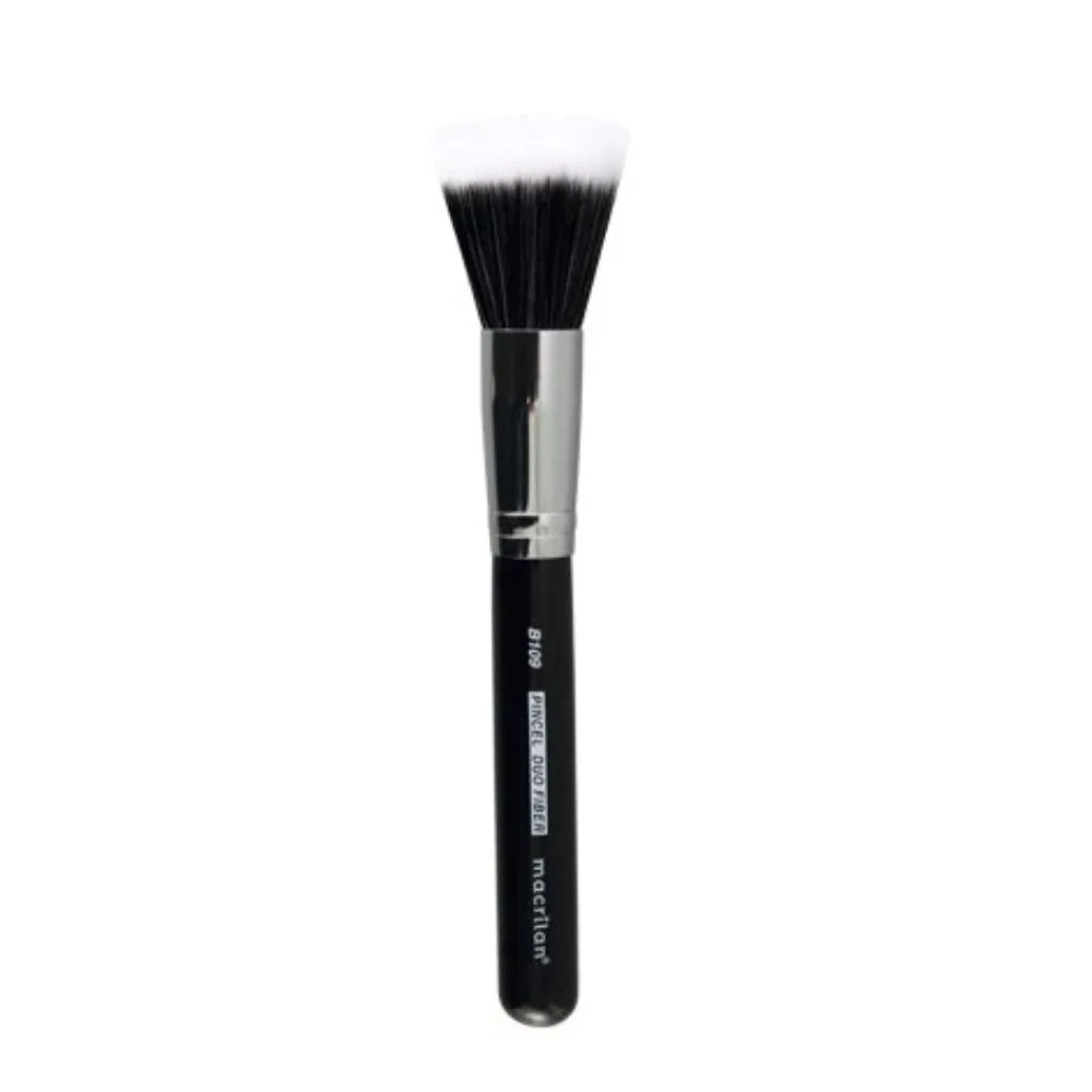 PINCEL PARA BASE, CORRETIVO E CONTORNO STICK PROFISSIONAL DUO FIBER LINHA B - MACRILAN - B109