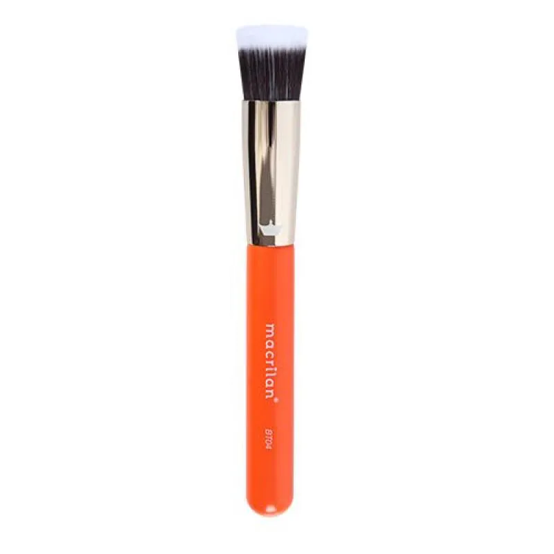 PINCEL PARA BASE, CORRETIVO E CONTORNO STICK DUO FIBER KABUKI LINHA BEAUTY TOOLS  MACRILAN BT04