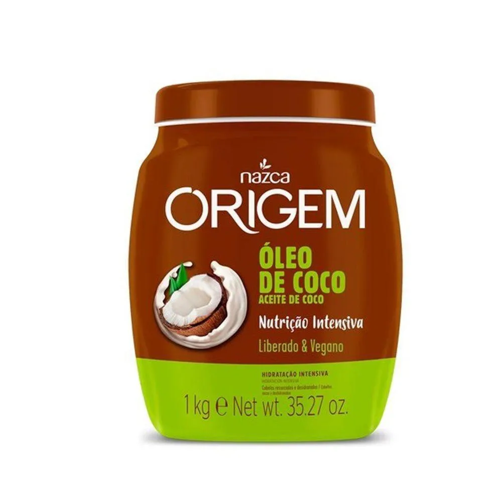 MASCARA ORIGEM 1KG OLEO DE COCO NUTRICAO INTENSIVA