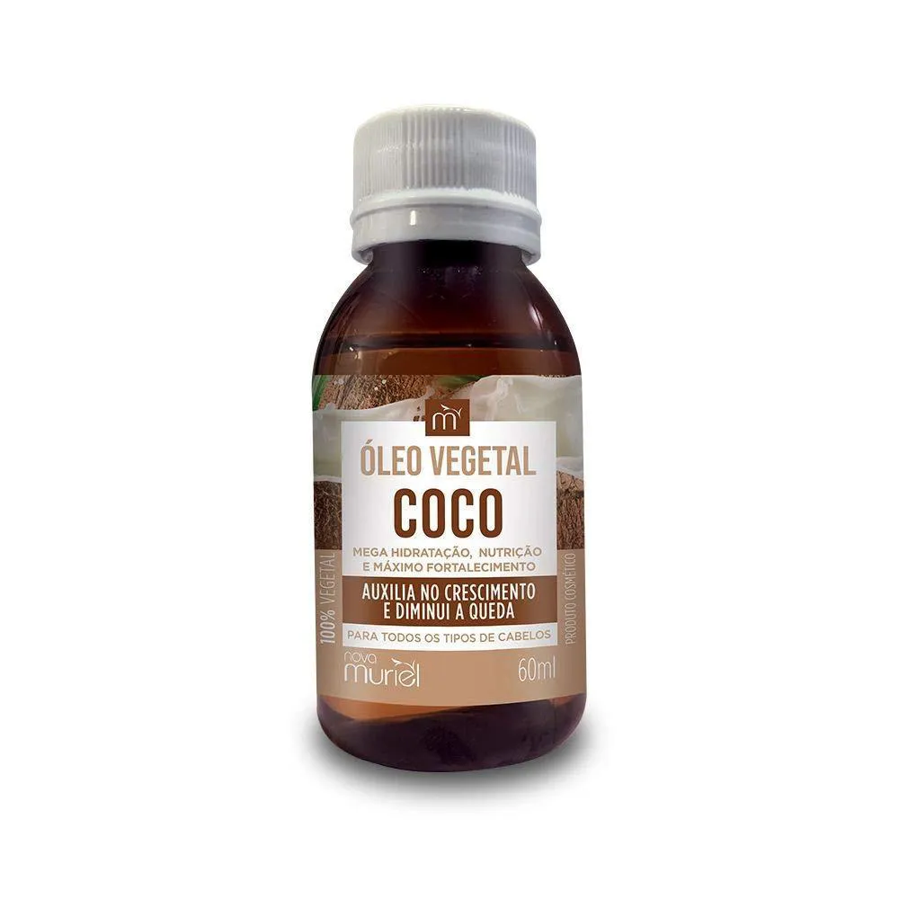 OLEO CAPILAR VEGETAL COCO MURIEL 60ML