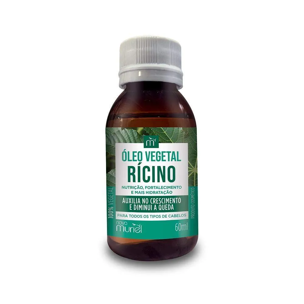 OLEO CAP VEGETAL RICINO 60ML MURIEL
