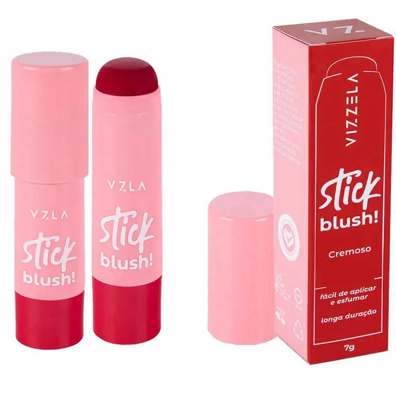 BLUSH STICK CREMOSO 7G - VIZZELA 02