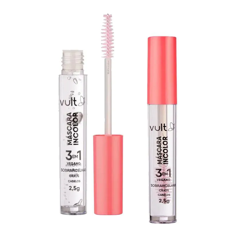 MASCARA INCOLOR  SOBRANCELHA E CíLIOS 2,5G - VULT
