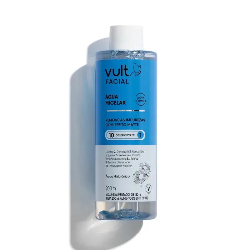AGUA MICELAR FACIAL 200ML - VULT