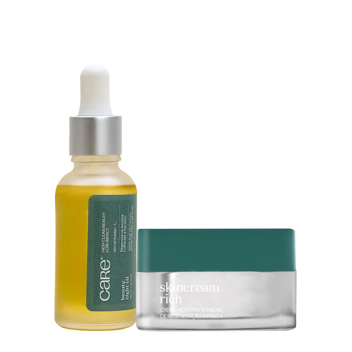 CARE NATURAL BEAUTY BEAUTY RICH CREAM E BEAUTY NIGHT OIL (2 PRODUTOS)