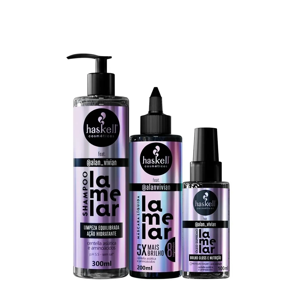 KIT HASKELL LAMELAR TRIO (3 PRODUTOS)