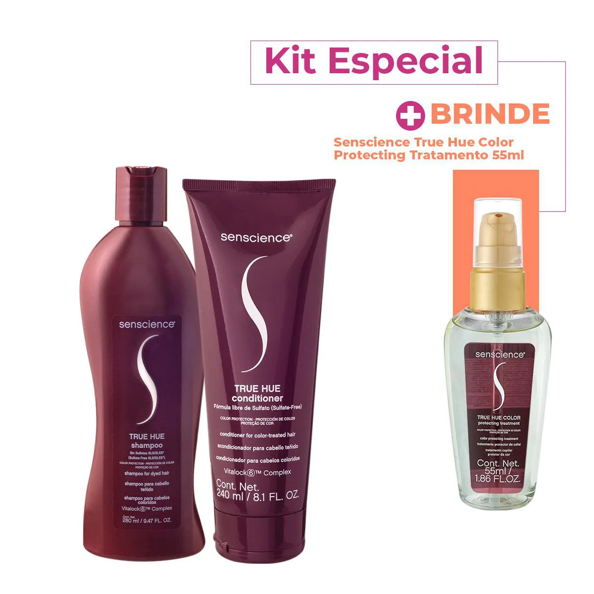 KIT SENSCIENCE TRUE HUE DUO SéRUM (3 PRODUTOS)