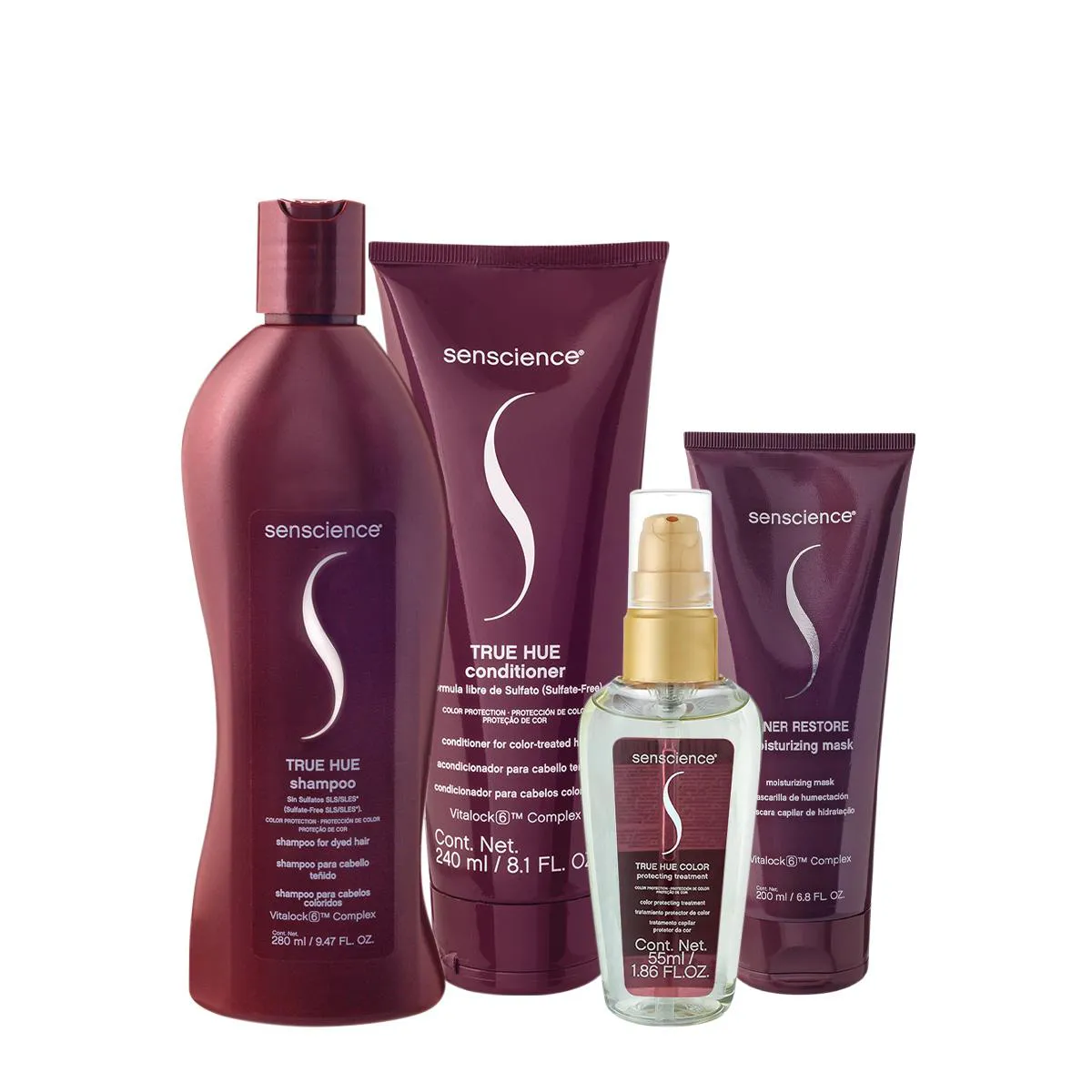 KIT SENSCIENCE INNER RESTORE TRUE HUE HOME CARE OIL (4 PRODUTOS)