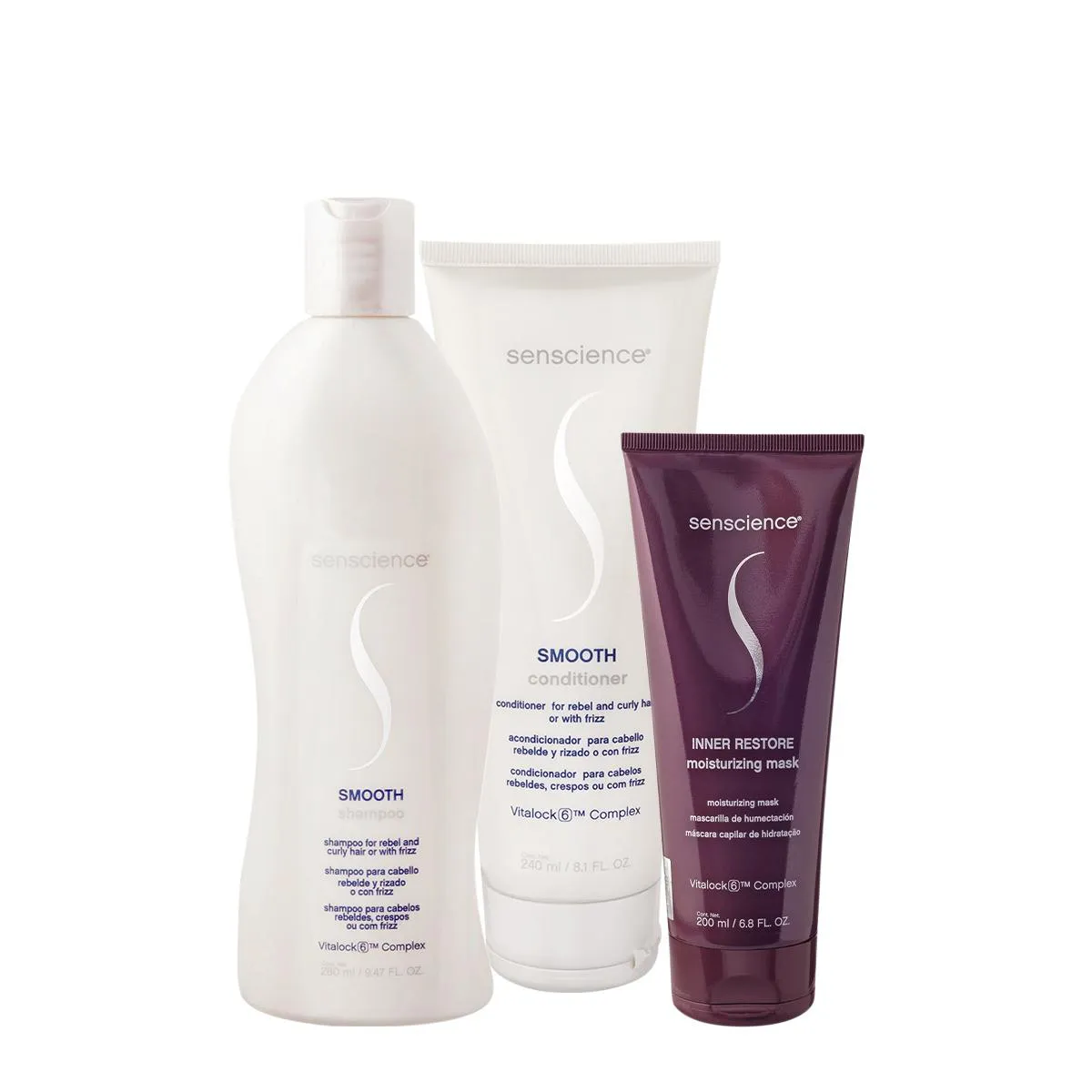 KIT SENSCIENCE SMOOTH INNER RESTORE HOME CARE (3 PRODUTOS)