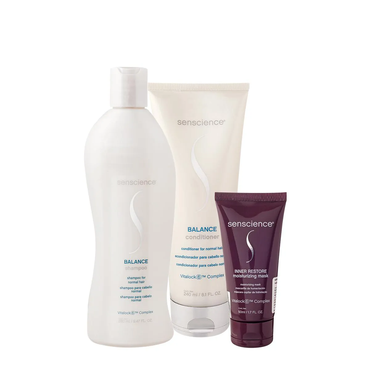 KIT SENSCIENCE BALANCE INNER RESTORE HOME CARE 50 (3 PRODUTOS)
