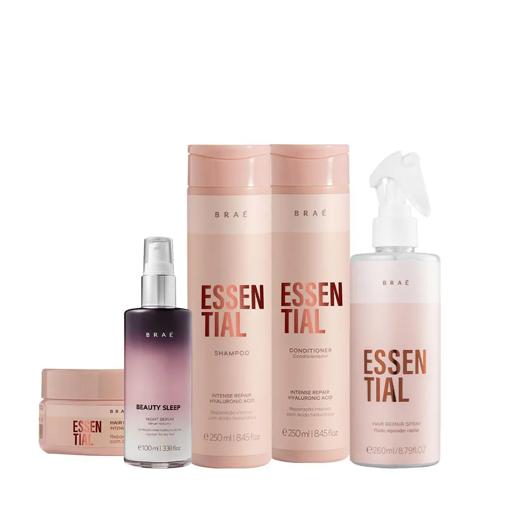 KIT BRAé ESSENTIAL HOME CARE E BEAUTY SLEEP (5 PRODUTOS)