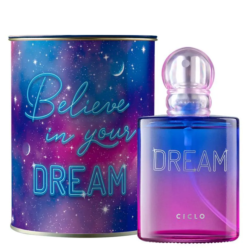DREAM CICLO COSMéTICOS DEO COLôNIA LATA - PERFUME FEMININO 100ML
