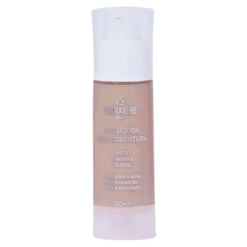 BASE LíQUIDA ALTA COBERTURA CATHARINE HILL 30ML COR AC04