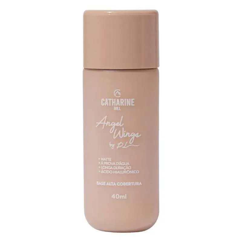 BASE LíQUIDA ALTA COBERTURA ANGEL WINGS BY PRI LESSA CATHARINE HILL 40ML COR A1