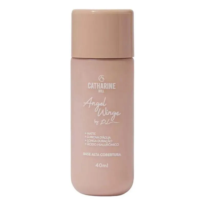 BASE LíQUIDA ALTA COBERTURA ANGEL WINGS BY PRI LESSA CATHARINE HILL 40ML COR A3