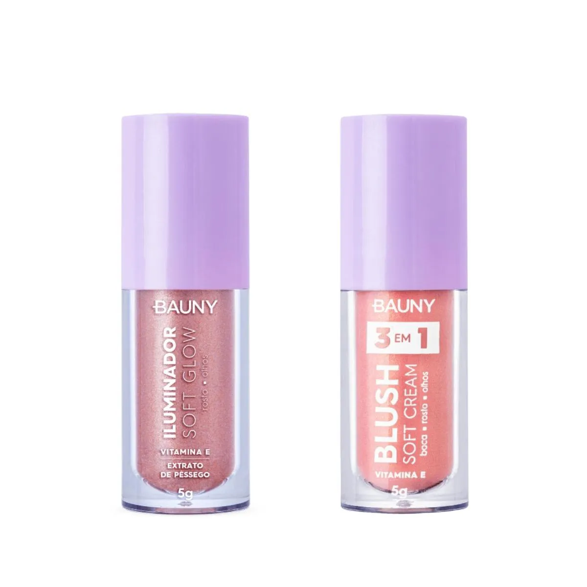 KIT BAUNY ILUMINADOR LIQUIDO SUNNY + BLUSH LíQUIDO MAGIC