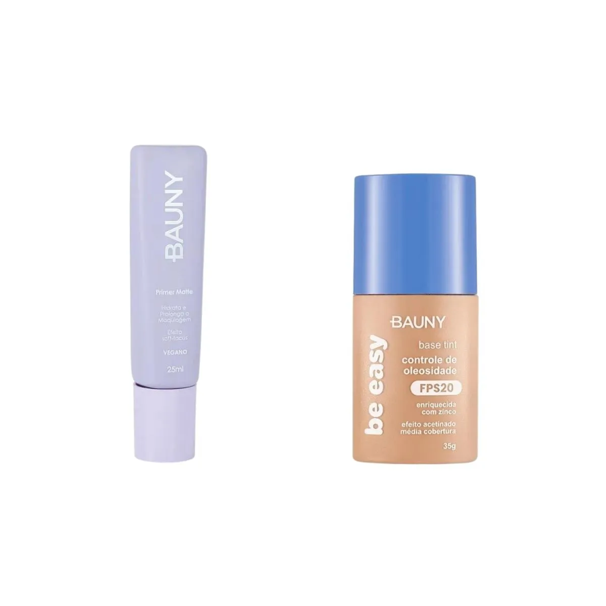 KIT BAUNY PRIMER MATTE FACIAL 25G + BASE BE EASY COR: 030
