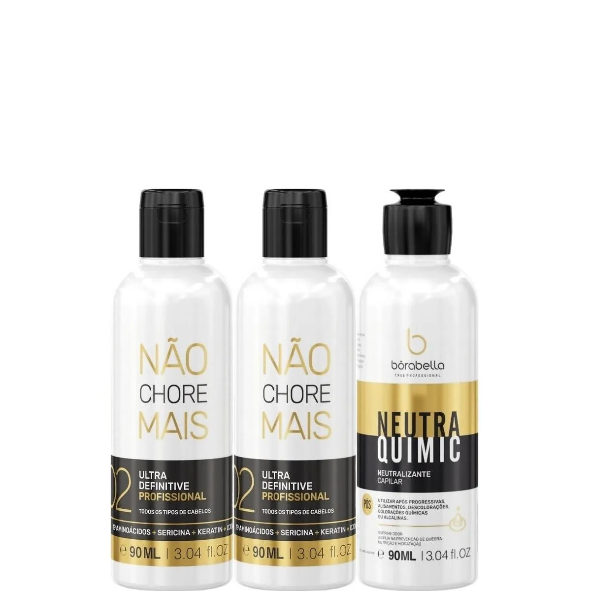 BORABELLA NãO CHORE PASSO 2 + NEUTRAQUIMIC 3X90ML