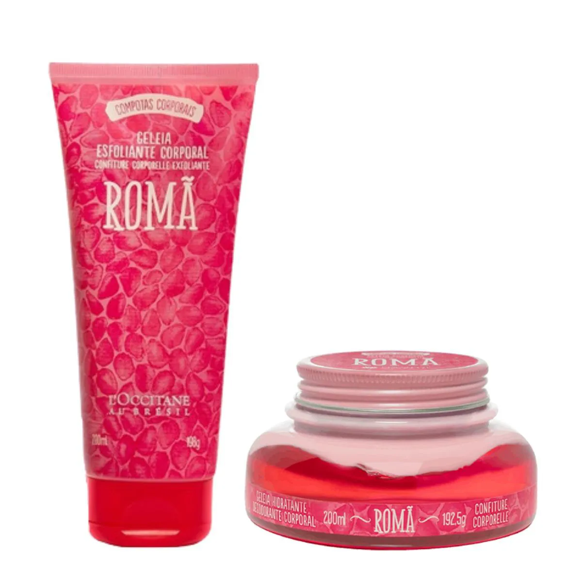 KIT L´OCCITANE ROMã ESFOLIANTE+GELEIA HIDRATANTE