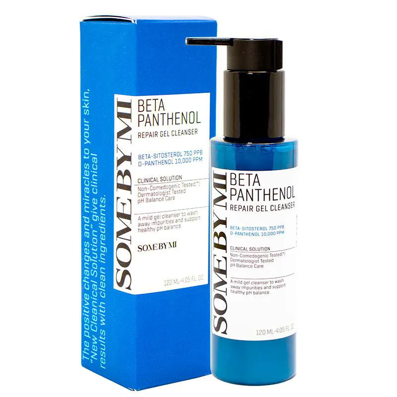 GEL CLEANSER LIMPEZA FACIAL SOME BY MI BETA PANTHENOL REPARADOR 120ML