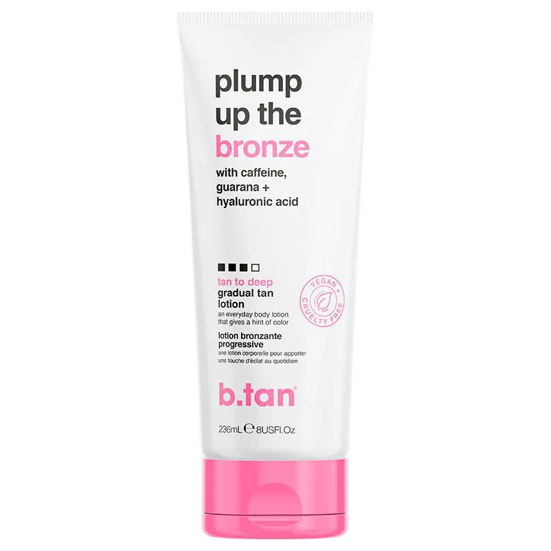 LOÇÃO AUTOBRONZEADORA B.TAN PLUMP UP THE BRONZE 236ML