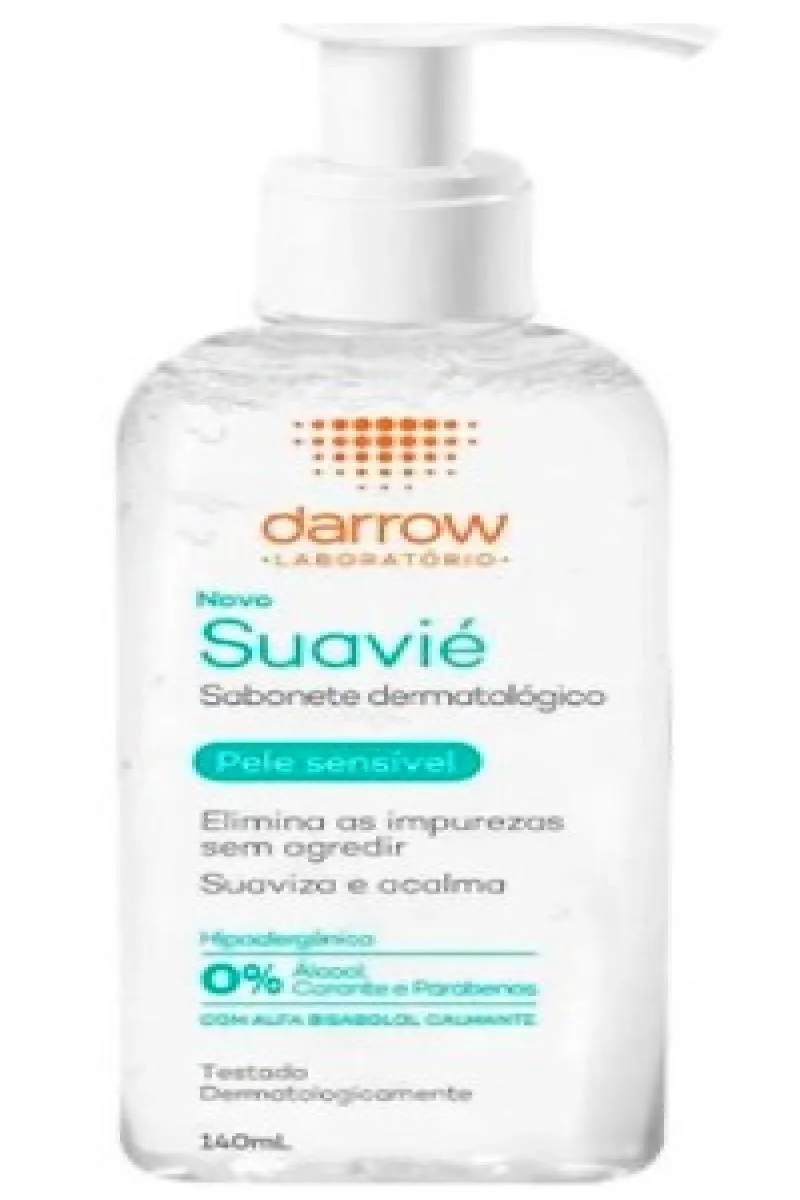 SUAVIE SABONETE LIQUIDO PELE SENSíVEL 140ML DARROW