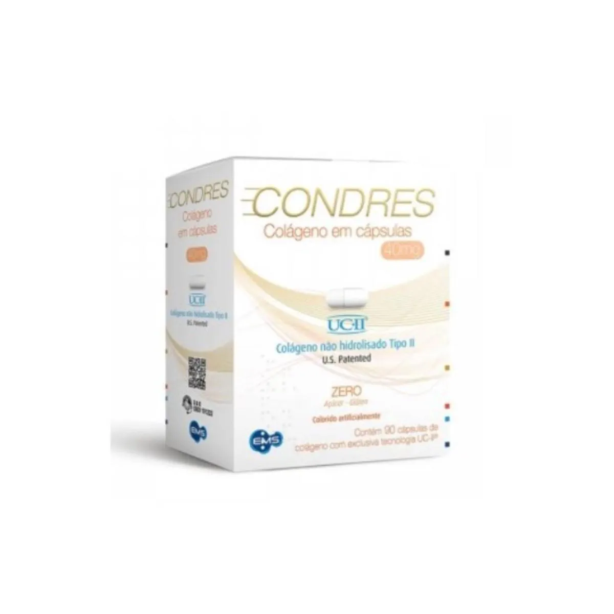 SUPLEMENTO ALIMENTAR CONDRES 40MG TIPO II 90CPS