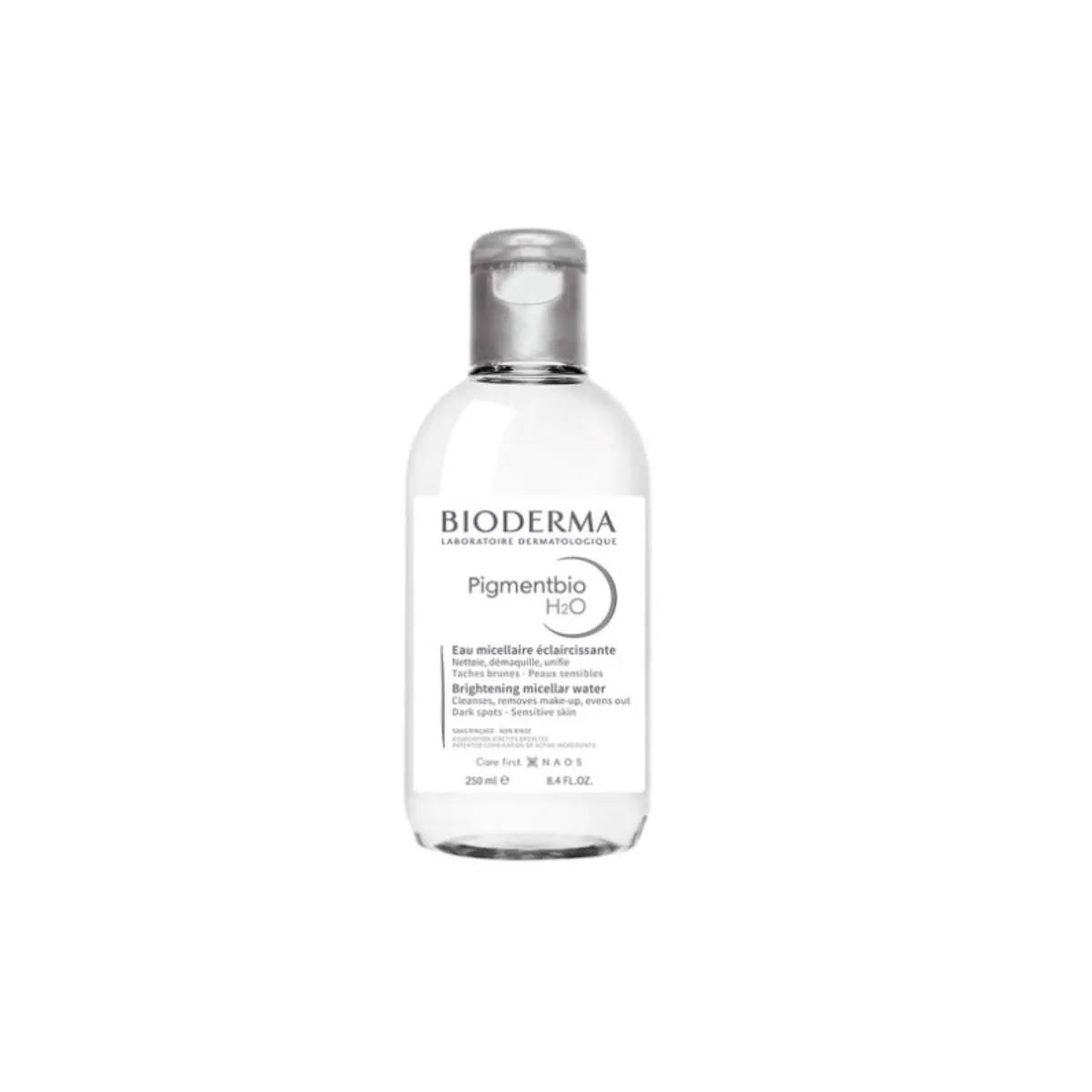 PIGMENTBIO H2O ÁGUA MICELAR DERMATOLóGICA CLAREADORA 250ML