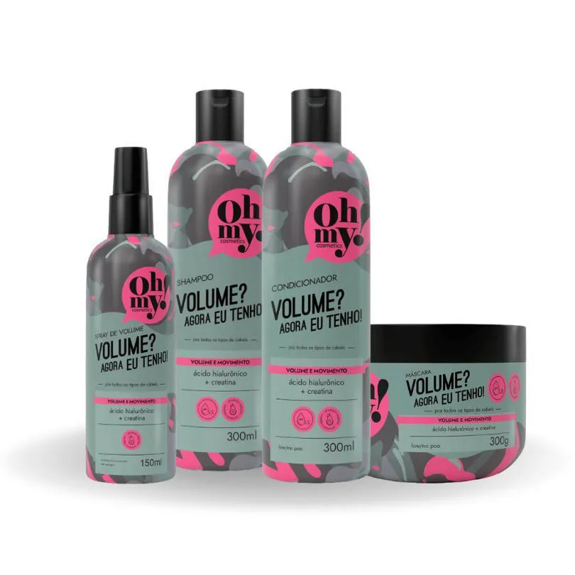 KIT VOLUME? AGORA EU TENHO! OH MY! 300ML