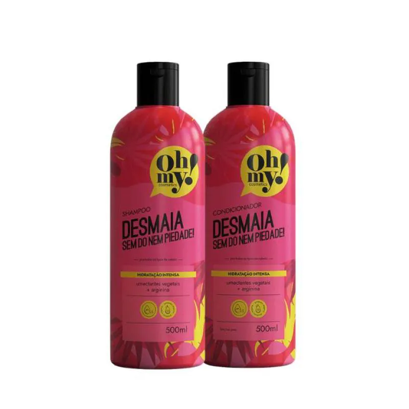 KIT SHAMPOO E CONDICIONADOR  DESMAIA SEM Dó NEM PIEDADE! OH MY! - 500ML