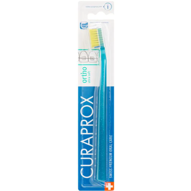 CS ORTHO ESCOVA ORTODÔNTICA ULTRA MACIA AMARELO/VERDE ESCURO