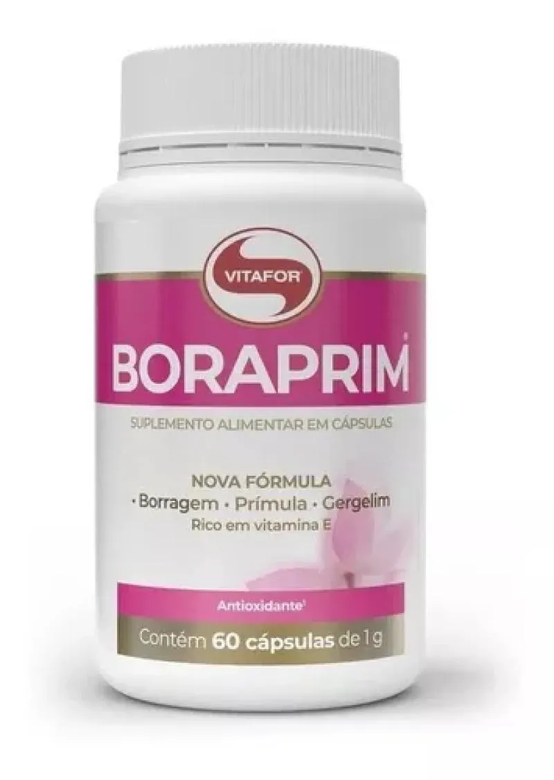 BORAPRIM 1000MG + VITAMINA E 60 CAPSULAS - VITAFOR