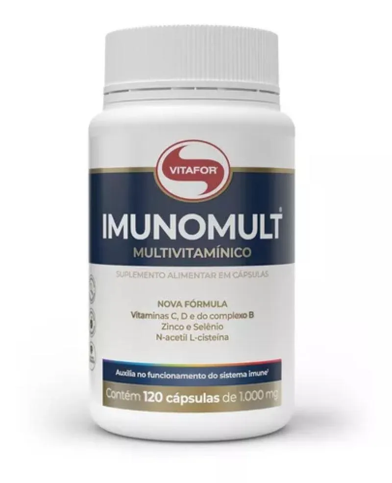 IMUNOMULT 1000 MG MULTIVITAMINICO 120 CAPSULAS VITAFOR