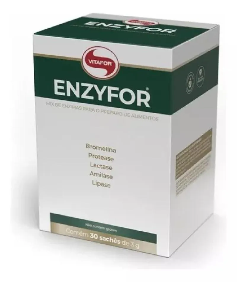 ENZIMAS DIGESTIVAS - ENZYFOR C/ 30 SACHES VITAFOR