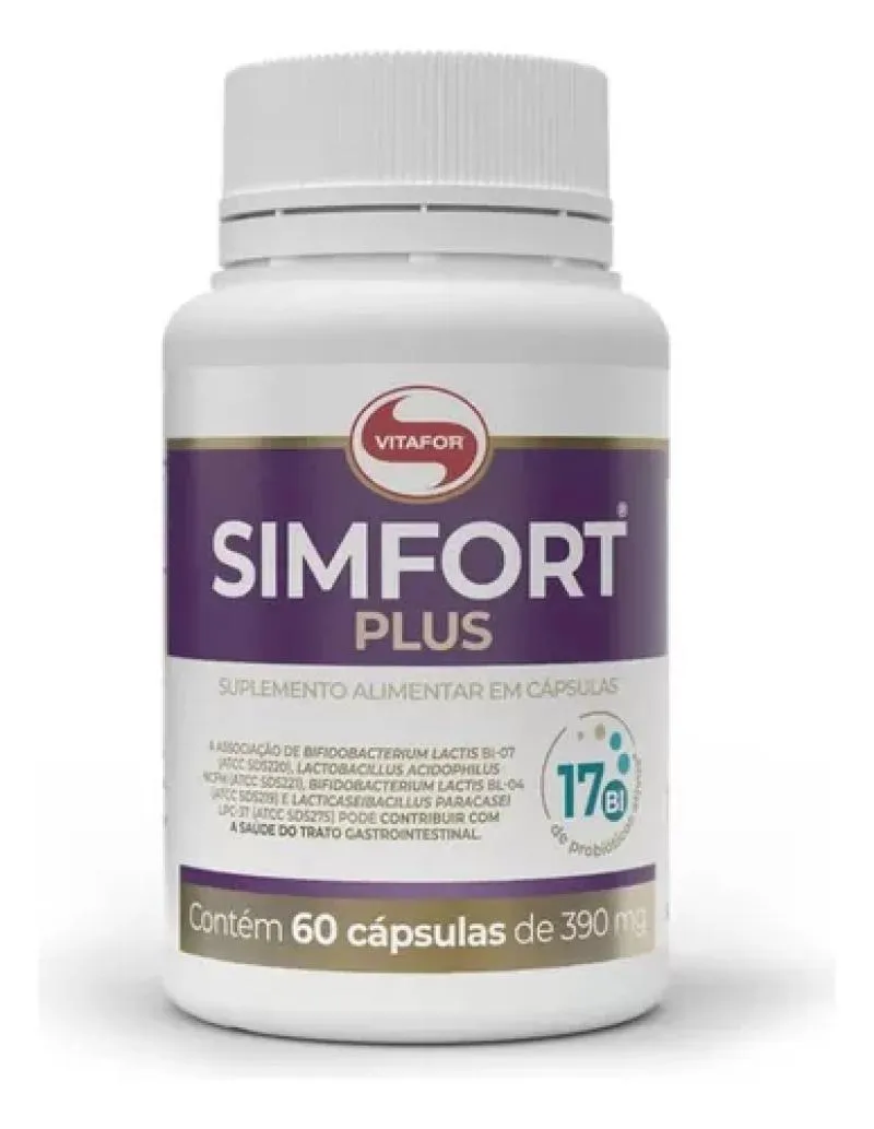 PROBIOTICO SIMFORT PLUS 60 CAPS ALTA CONCENTRAçãO VITAFOR