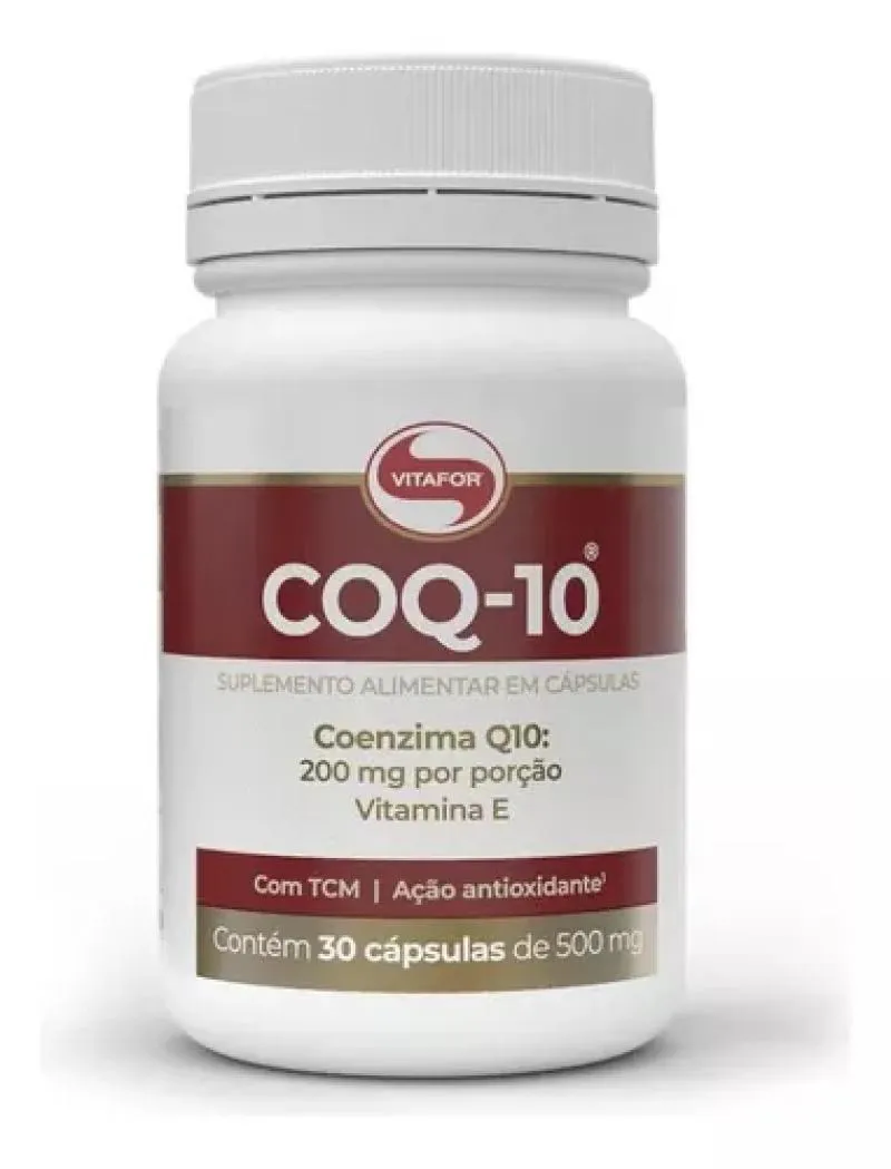 COENZIMA Q10 200MG COQ 10 30 CAPSULAS POR POçãO VITAFOR