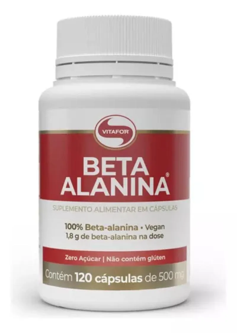 BETA ALANINA 100% PURA CONCENTRADO VEGANA 120 CAPS VITAFOR