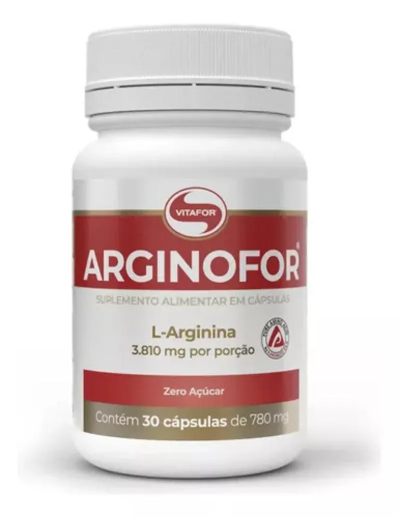 ARGINOFOR 780MG L ARGININA AMINOACIDO 30 CAPSULAS VITAFOR